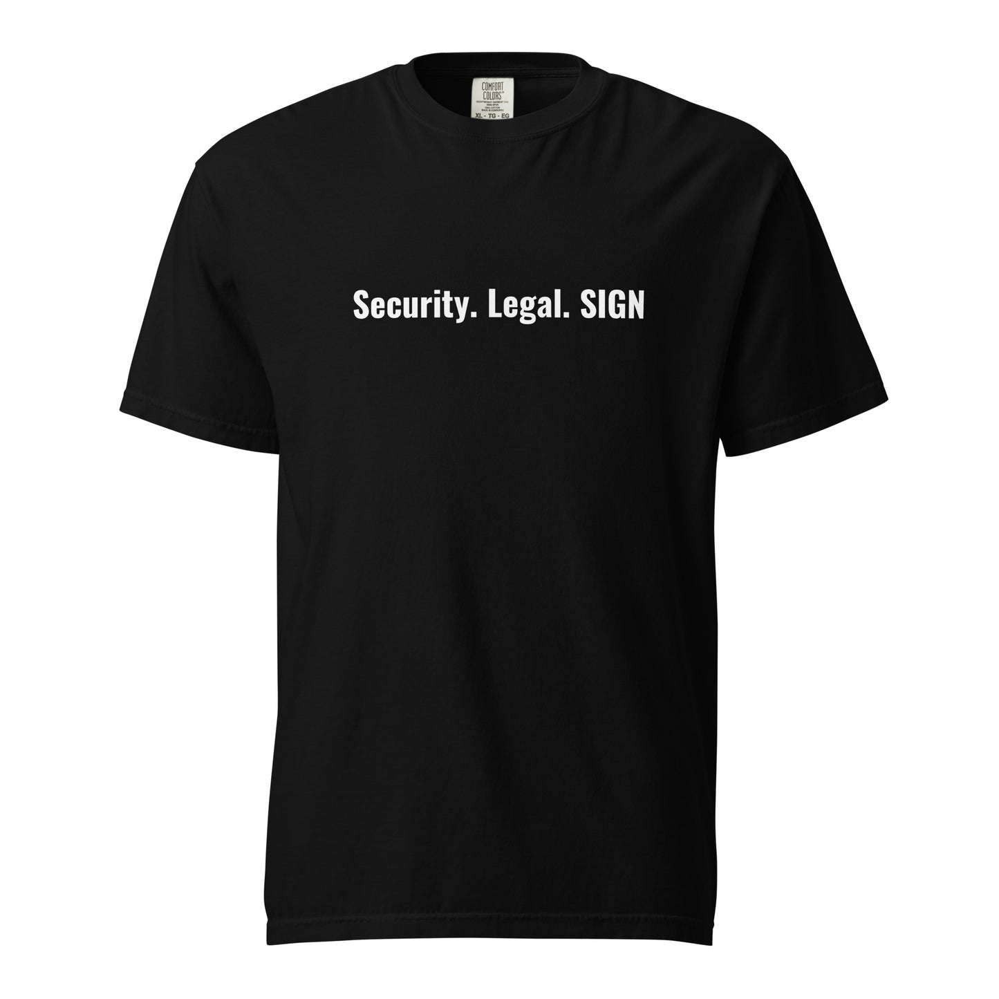 Security. Legal. SIGN.