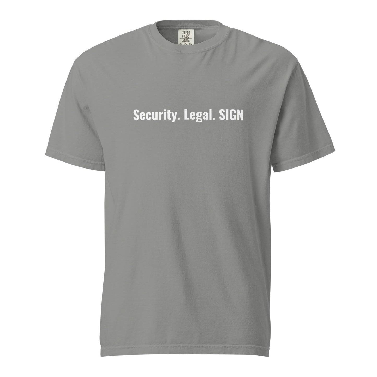 Security. Legal. SIGN.